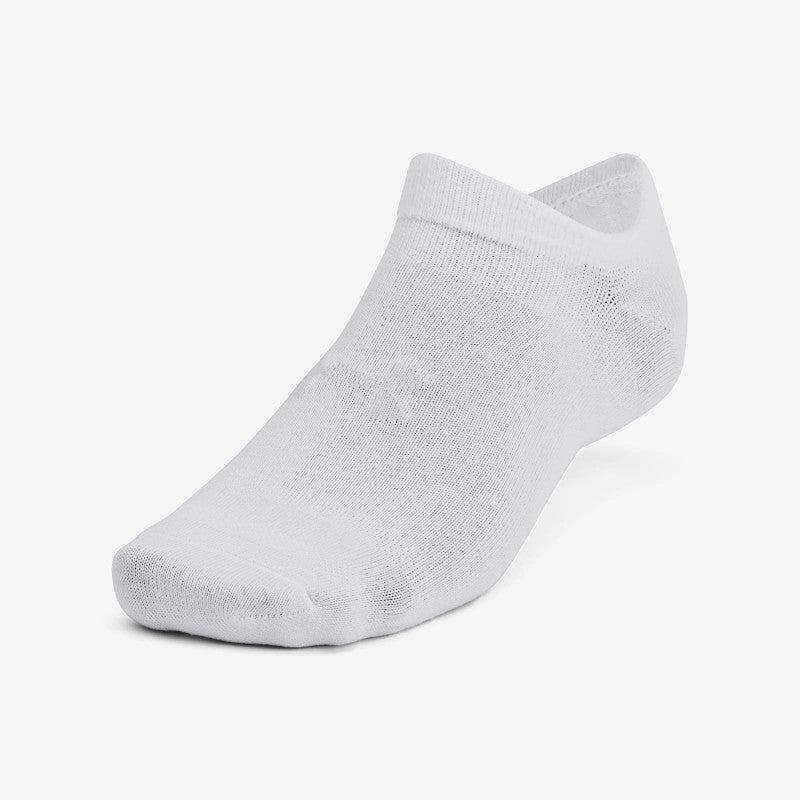 Under Armour Essential No Show 6pk White