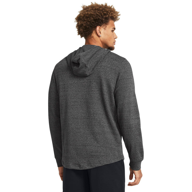 Under Armour Rival Terry Graphic Hood Castlerock 025