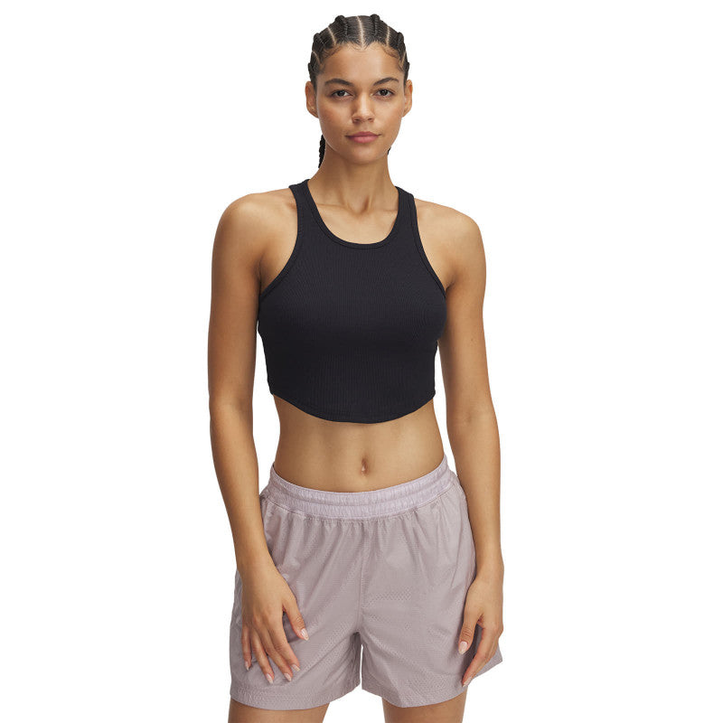 Under Armour Rival Rib Tank Black/ White