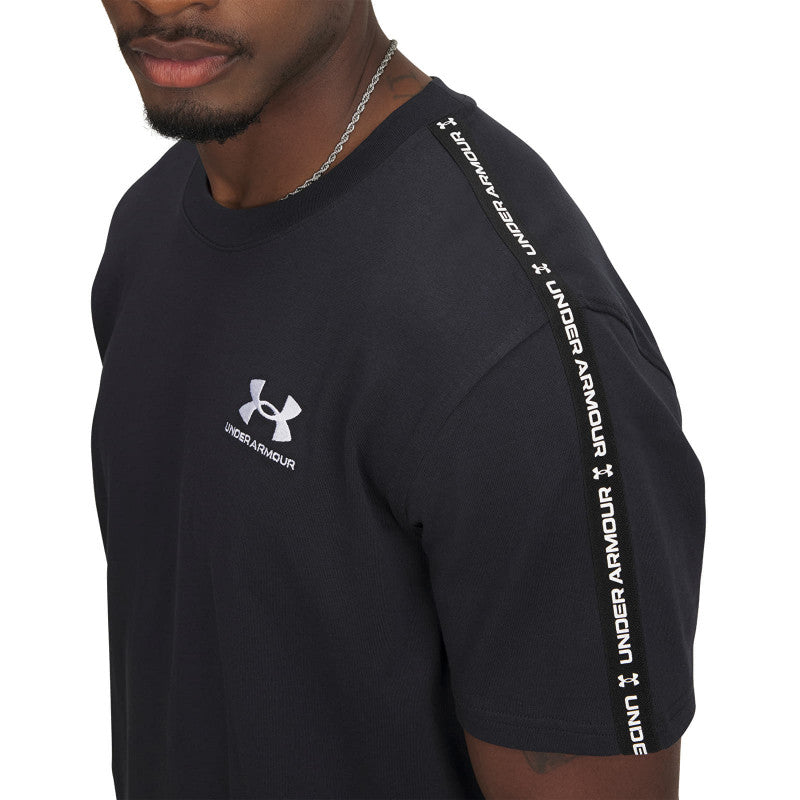Under Armour Icon HWT Tee Taping Black/ White