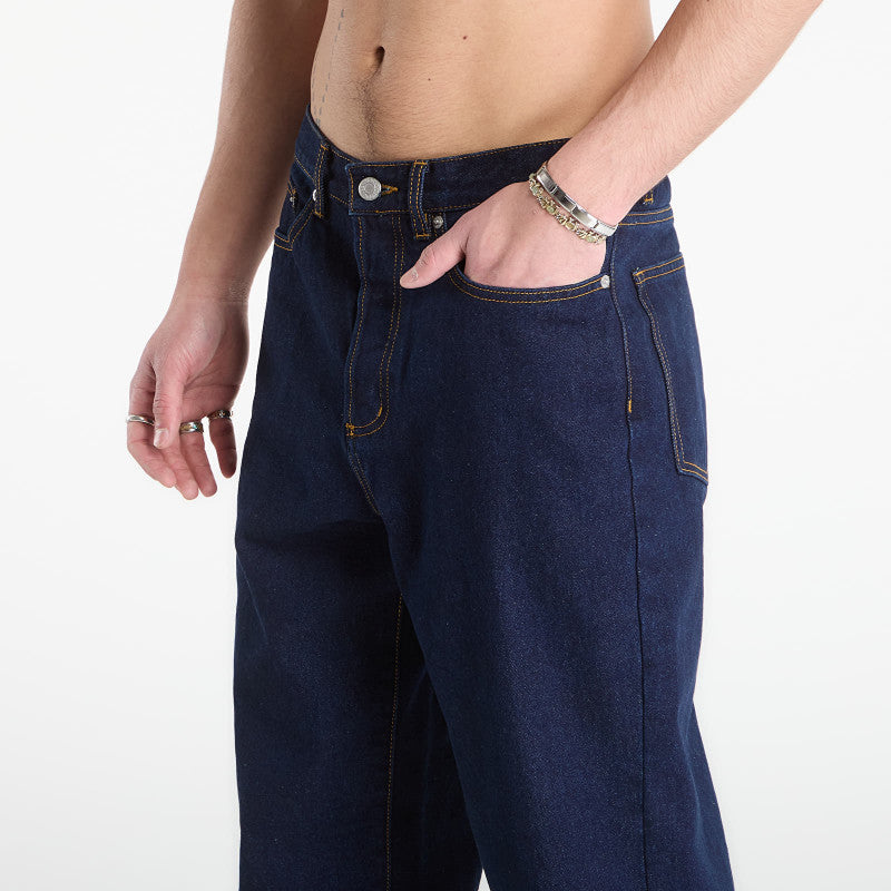 Jeansy OBEY Classic Baggy Denim Rinse Indigo