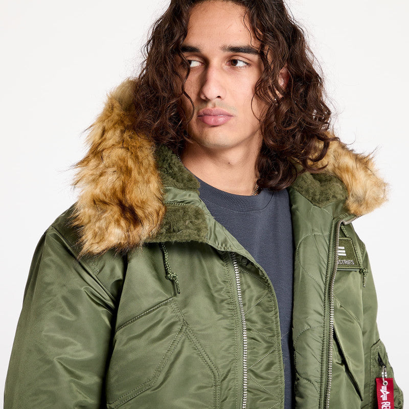 Alpha Industries 45P Hooded Sage-Green