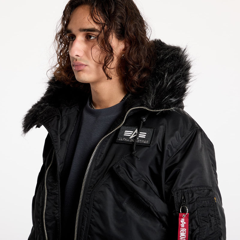 Alpha Industries 45P Hooded Black/ Black