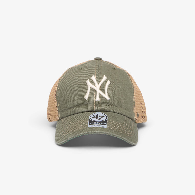 47 Brand MLB Clean Up Trawler New York Yankees Cap Green/ Beige
