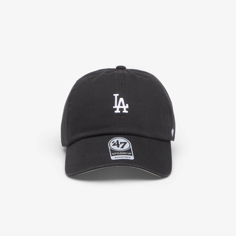 47 Brand MLB Clean Up Base Runner Los Angeles Dodgers Cap Black