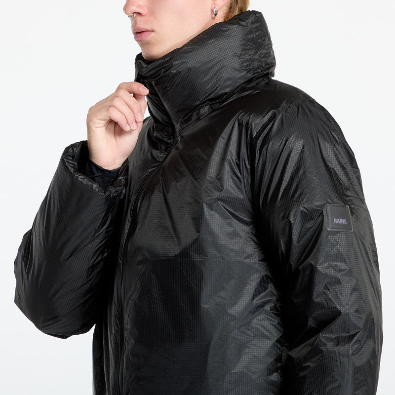 Rains Kevo Short Puffer Jacket W4T3 UNISEX Black