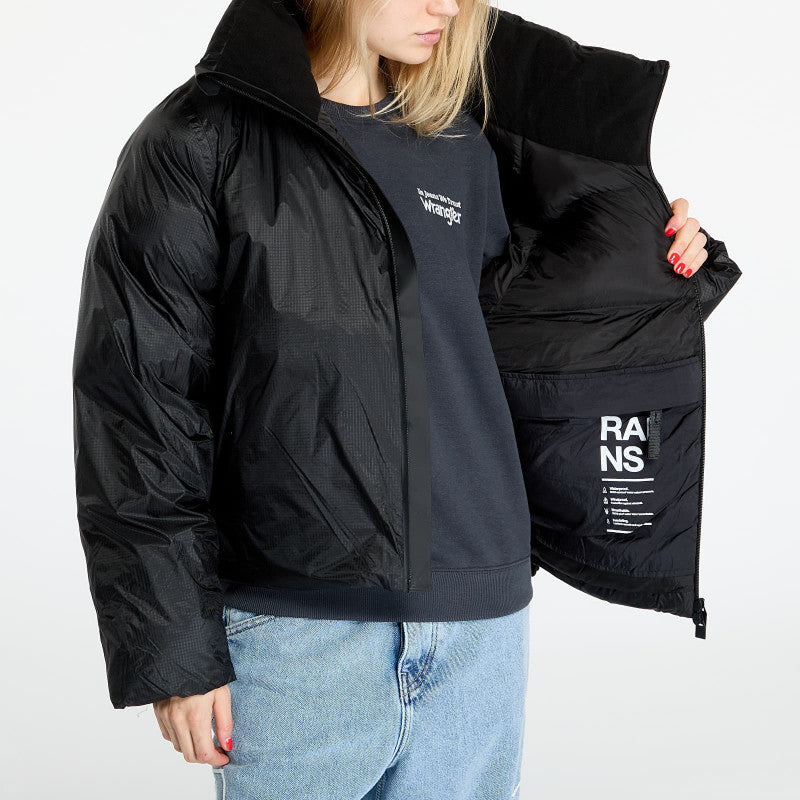 Rains Kevo Short Puffer Jacket W4T3 UNISEX Black