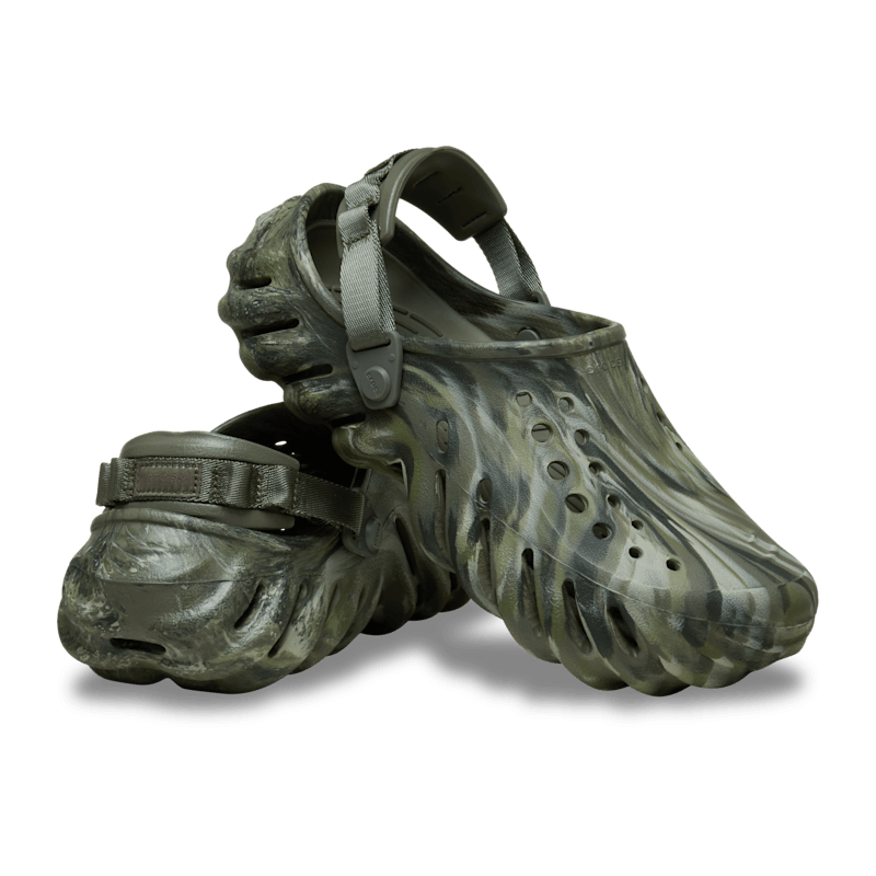 Crocs Echo Marbled Clog Dusty Olive/ Multi