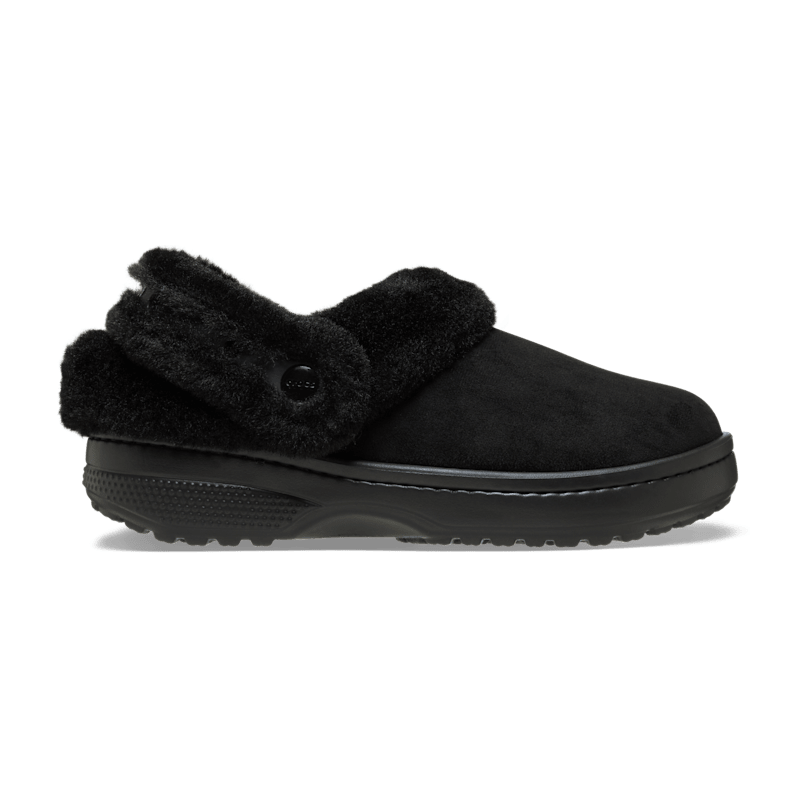 Crocs Classic Unfurgettable Sueded Clog Black