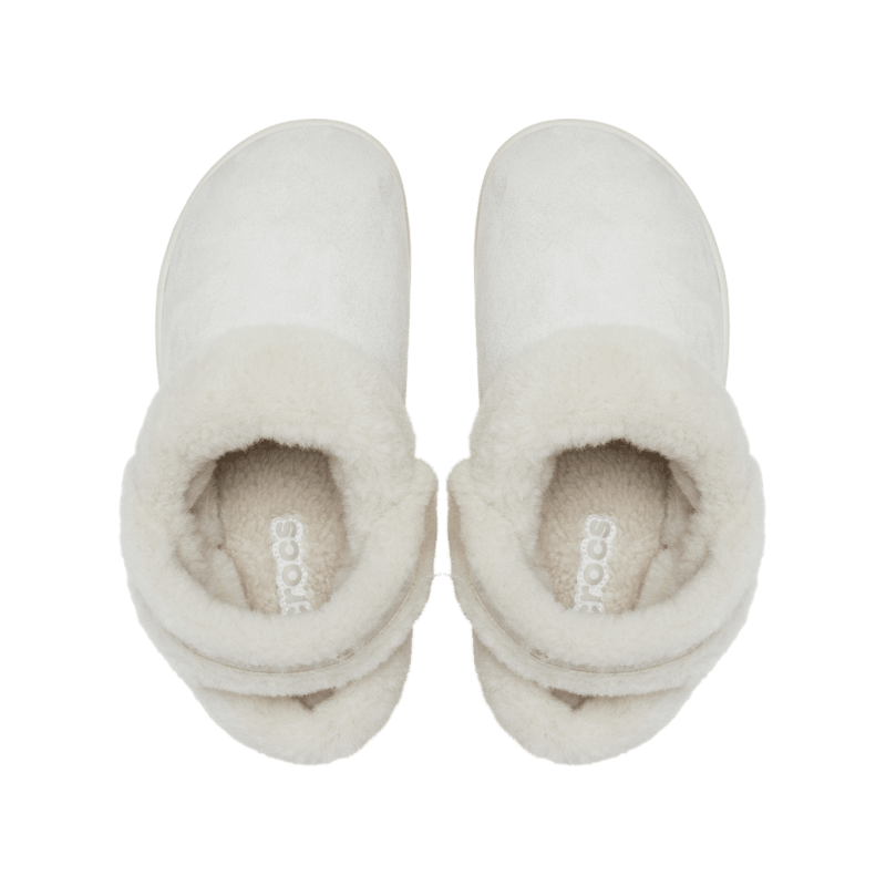 Crocs Classic Unfurgettable Vegan Suede Clog Cocoa Cream