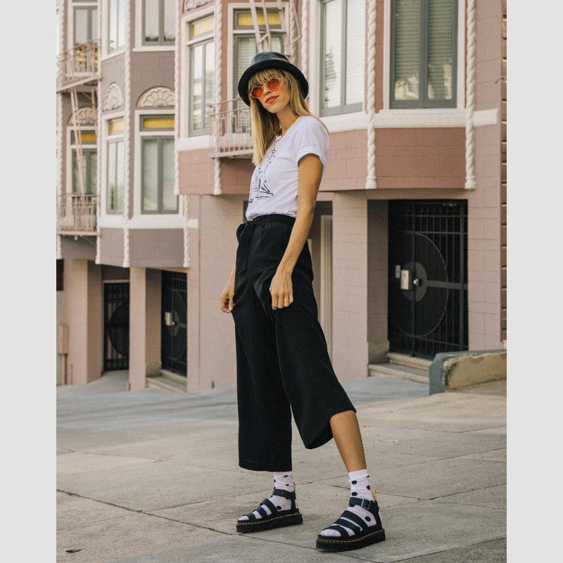 Dr. Martens VEGAN BLAIRE STRAP SANDALS Black Felix Rub Off