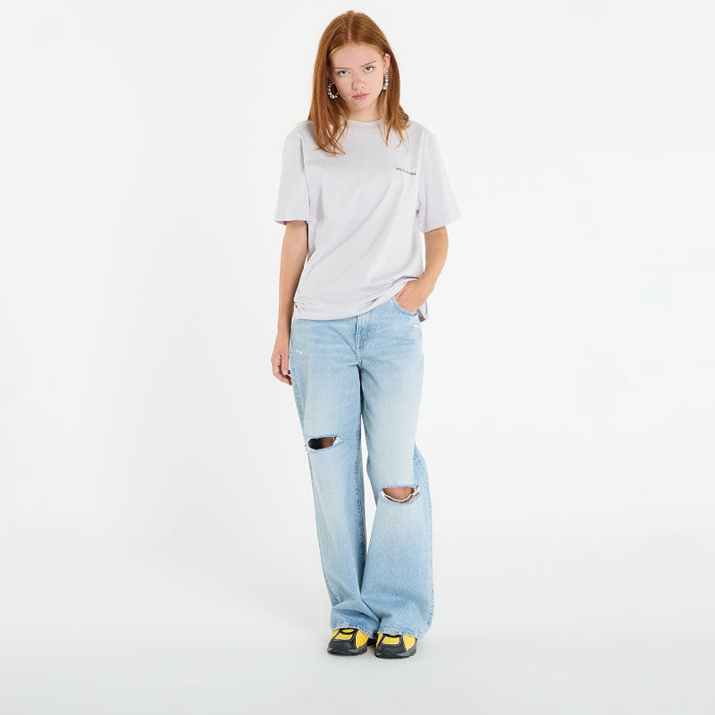 Daily Paper Matchstick Shield Ss T-Shirt Micro Chip Grey