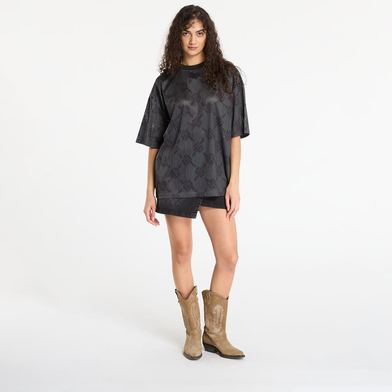 Daily Paper Matchstick Mesh Ss T-Shirt Rosin Green