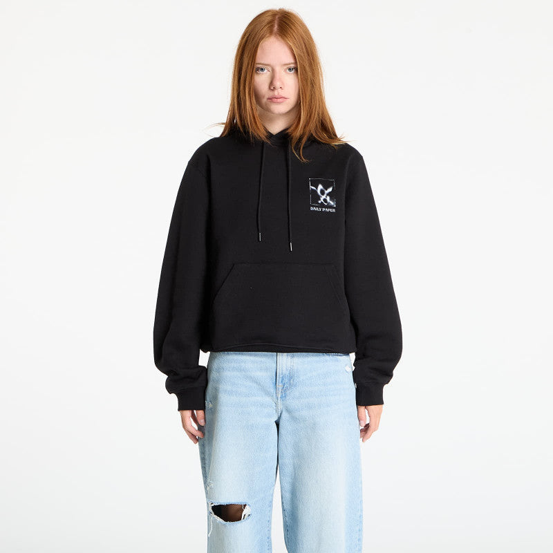 Daily Paper Shadow Grid Hoodie Black
