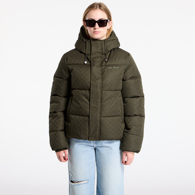 Daily Paper Monogram Puffer Jacket UNISEX Rosin Green