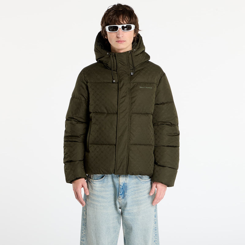 Daily Paper Monogram Puffer Jacket UNISEX Rosin Green