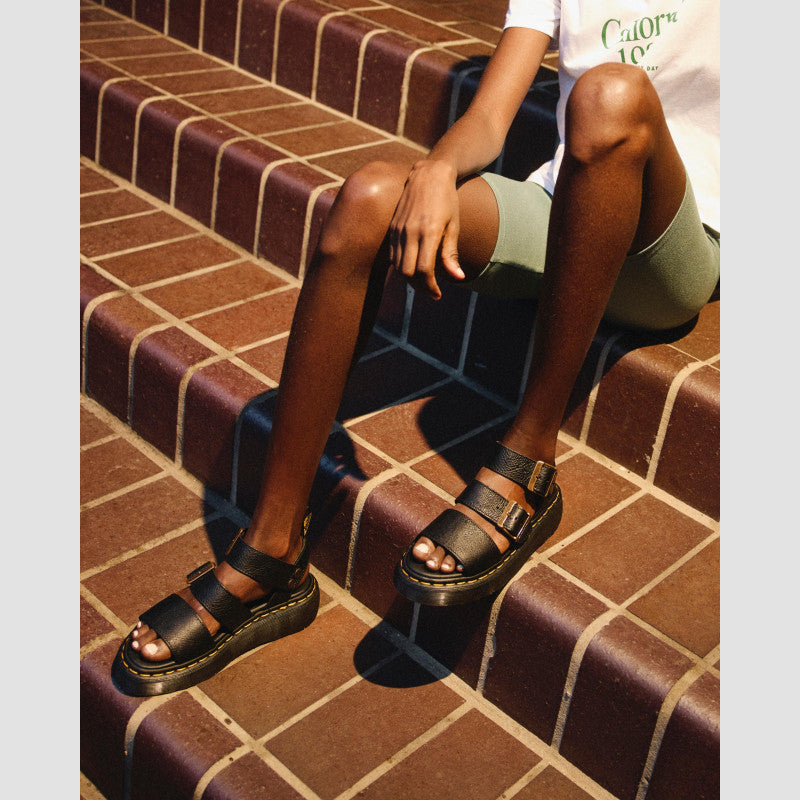 Dr. Martens Wmns Gryphon Quad Black Pisa Sandals
