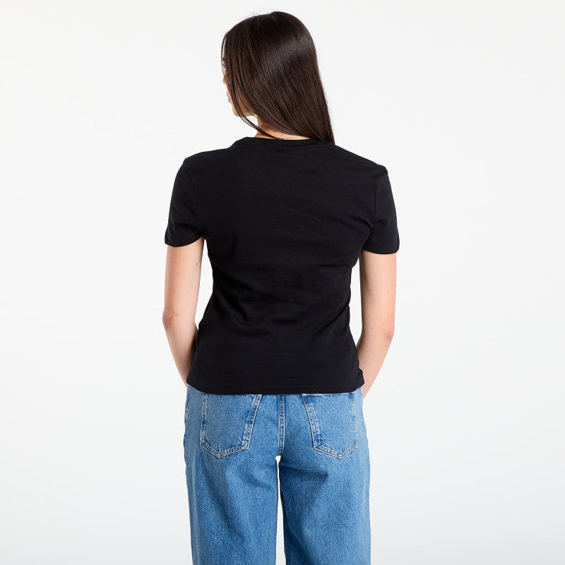 Desigual T-Shirt With Embroidered Lettering Black