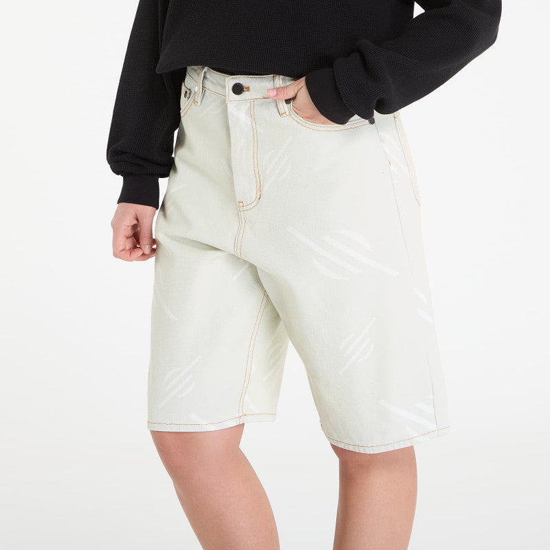 Daily Paper Monogram Canvas Shorts Foggy Dew