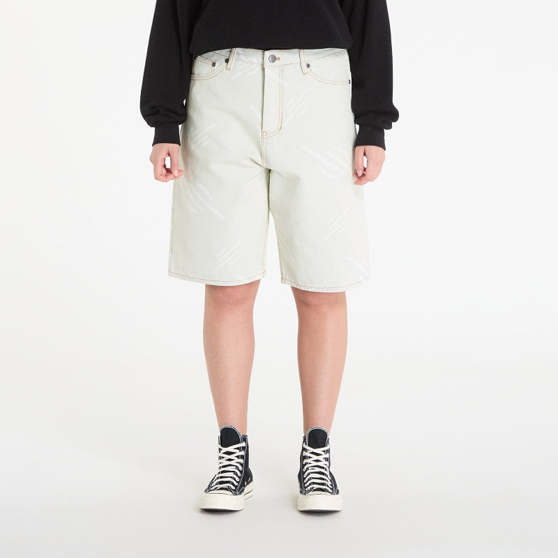 Daily Paper Monogram Canvas Shorts Foggy Dew