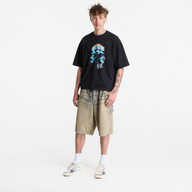 Daily Paper Shield Helmet Ss T-Shirt Washed Black