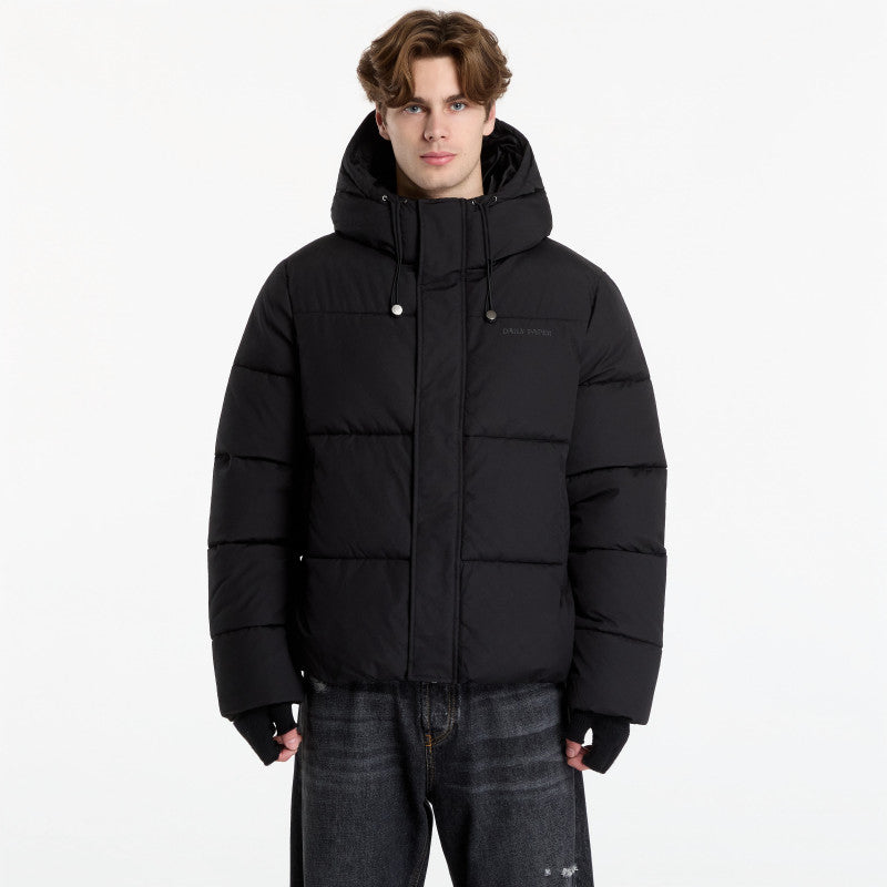 Daily Paper Sealed Monogram Puffer Jacket Black