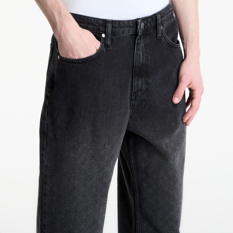 Jeansy Daily Paper Amba Monogram Jeans V2 Black