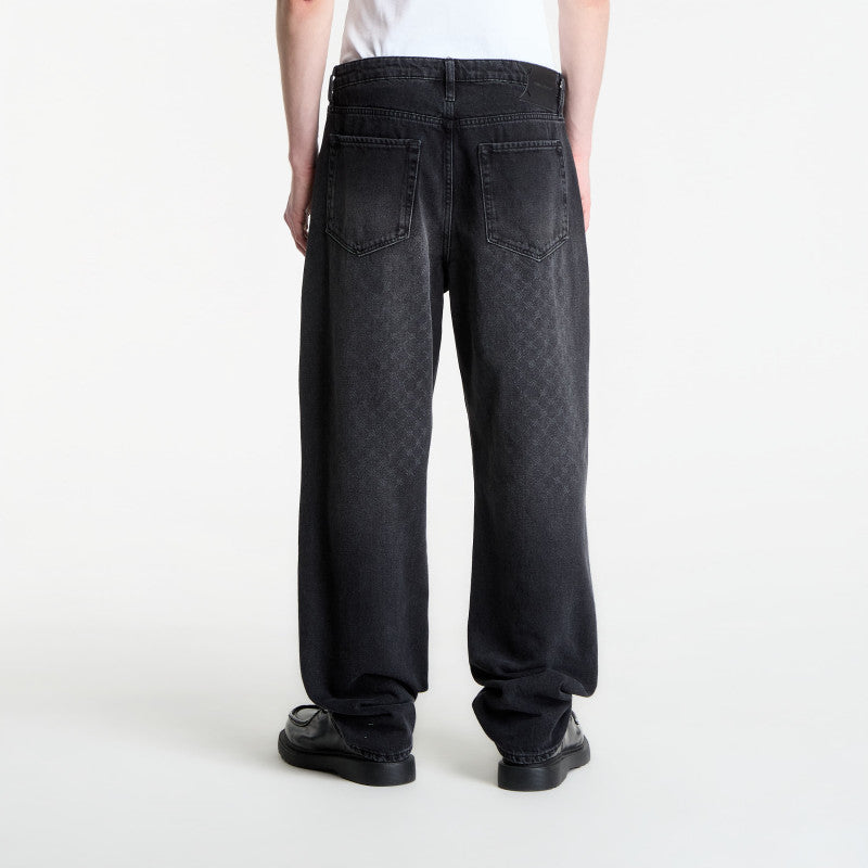 Jeansy Daily Paper Amba Monogram Jeans V2 Black