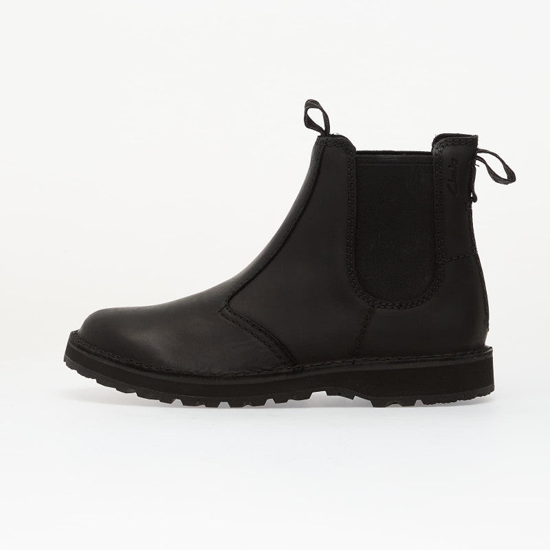 Clarks Solsbury Easy Black Leather
