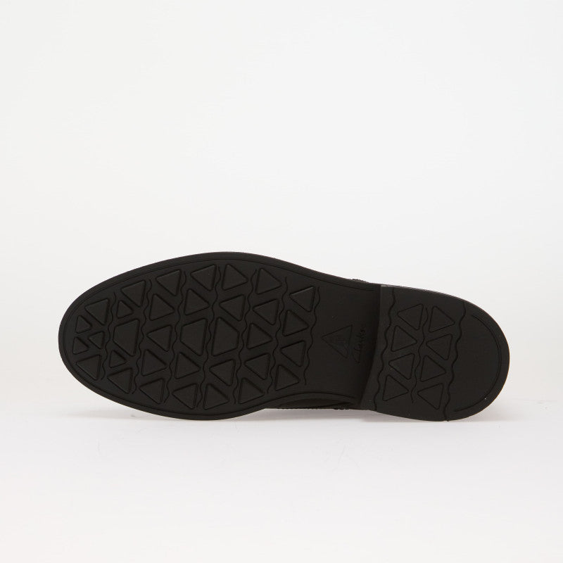 Clarks Newford Mid Black Leather