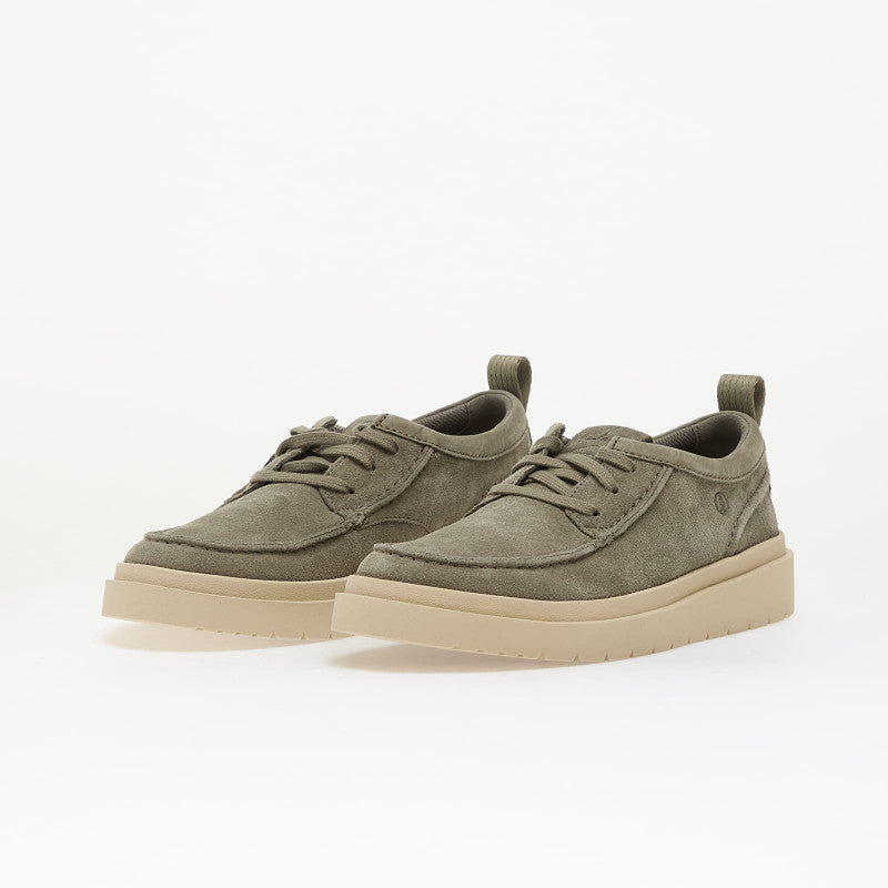 Clarks Polden Moc Sage Suede