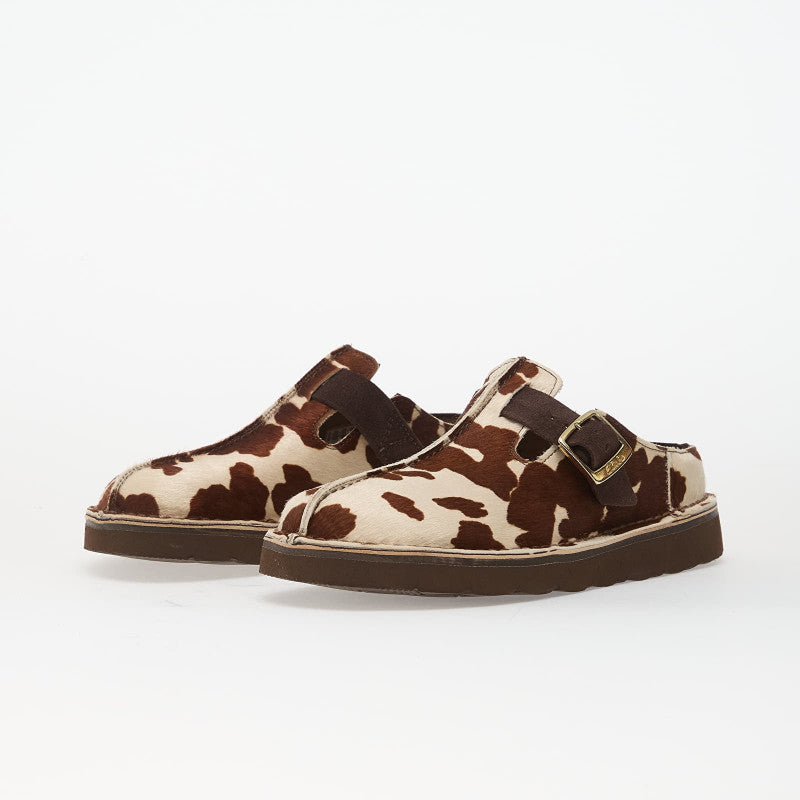 Clarks Solsbury Mule Cow Print