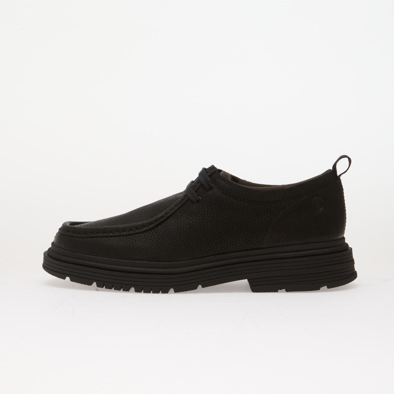 Clarks Badbury Seam Black Leather