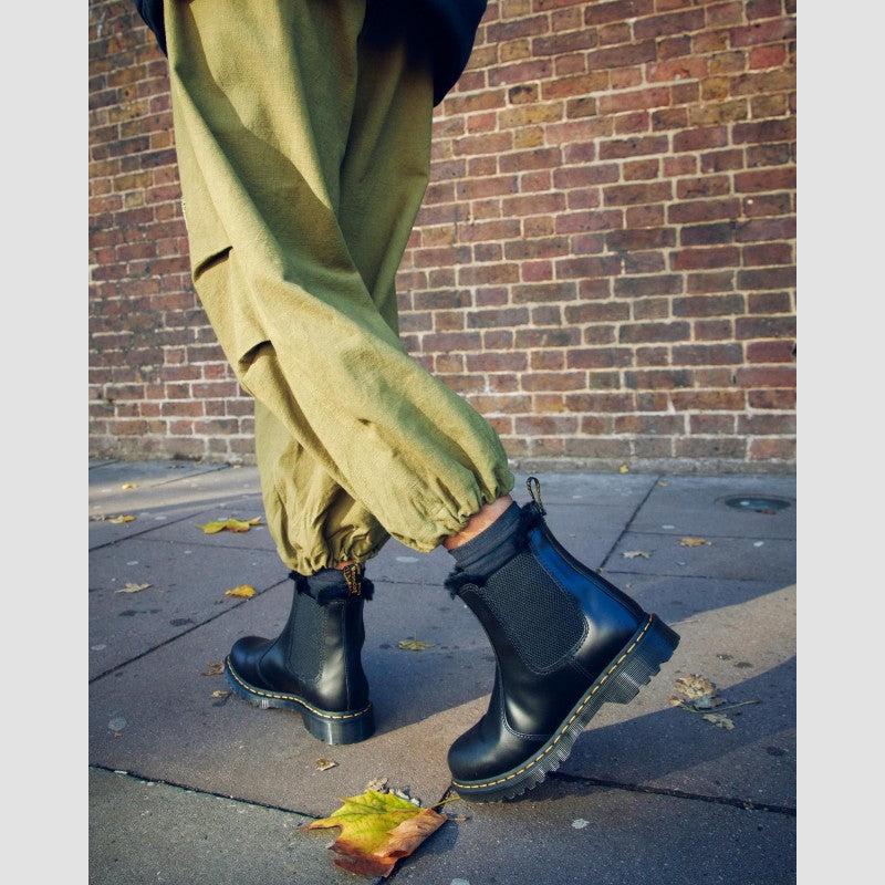 Dr. Martens 2976 LEONARE FAUX FUR Dark Grey Atlas 26332021