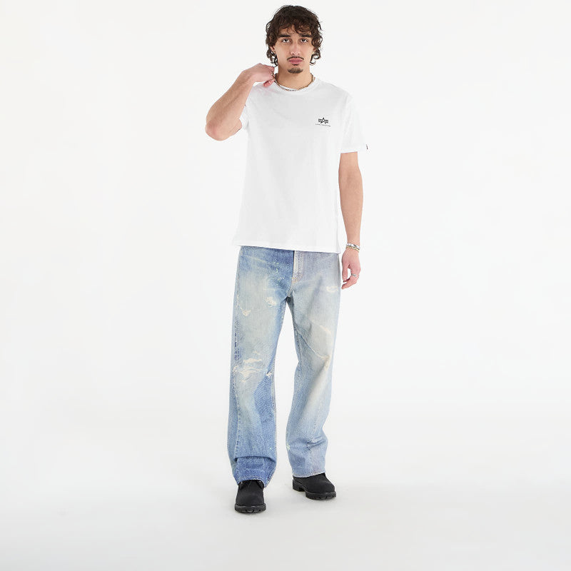 Alpha Industries Heritage Backprint T-Shirt White/ Sage