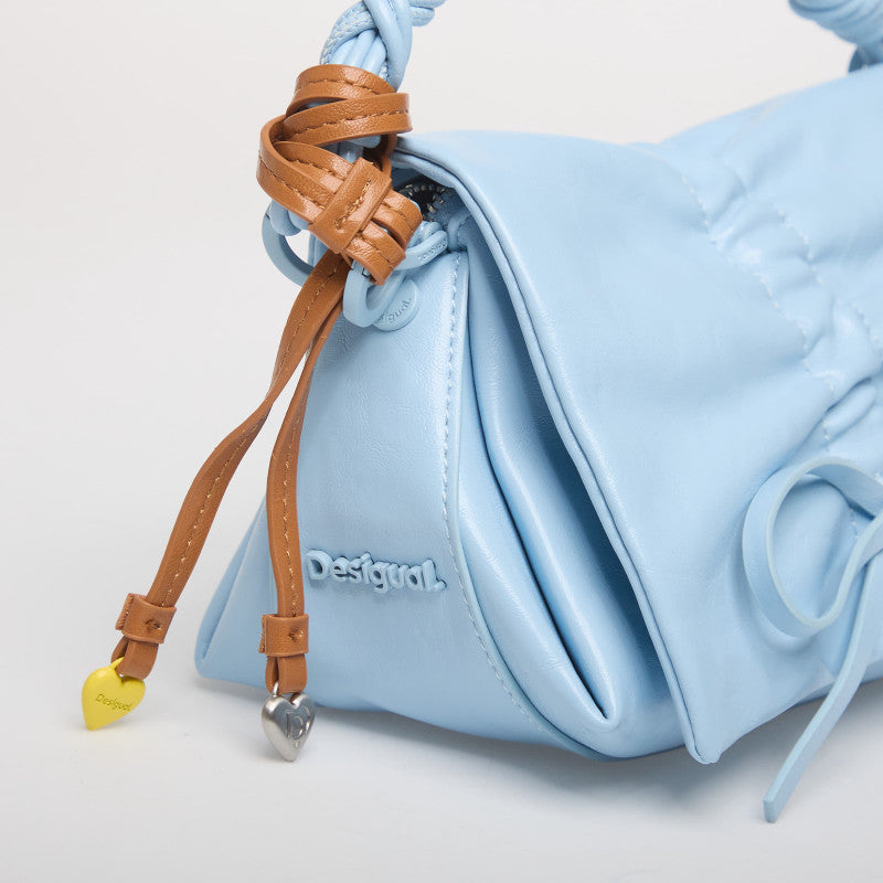 Desigual Bag Rodio Naron Mini Flap Sky Blue Blue