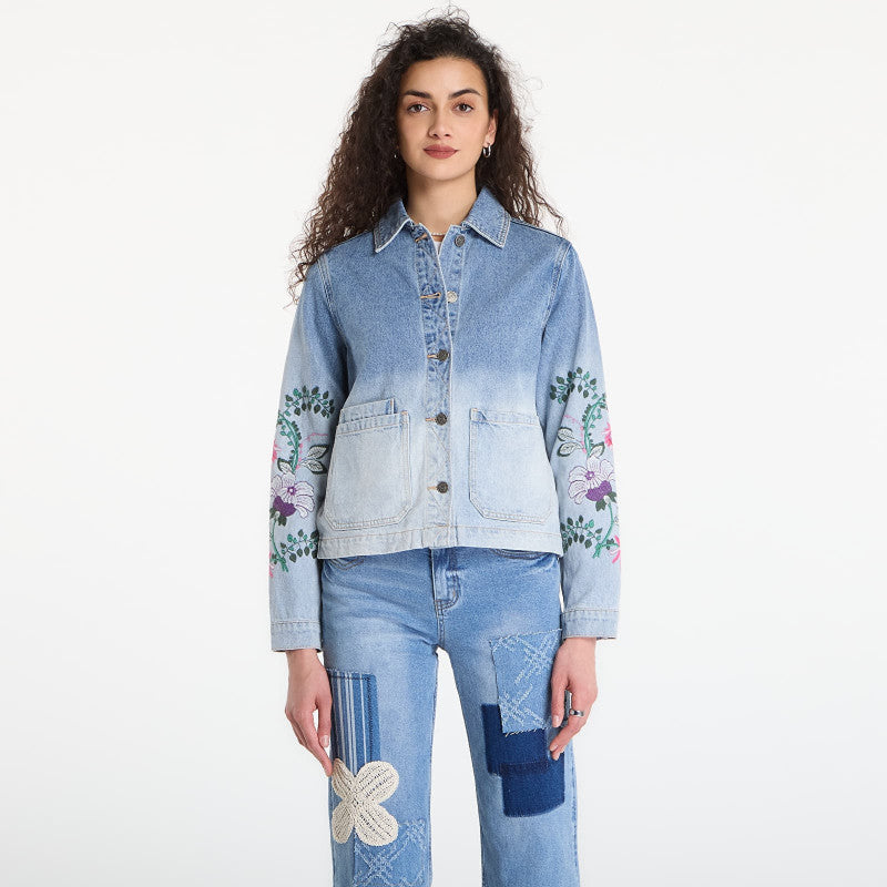Desigual Chaq Dakota Coat Blue