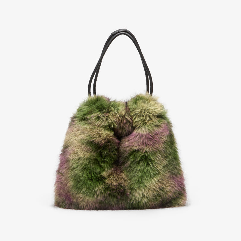 Desigual Camo Fur Lacroix Bag Green