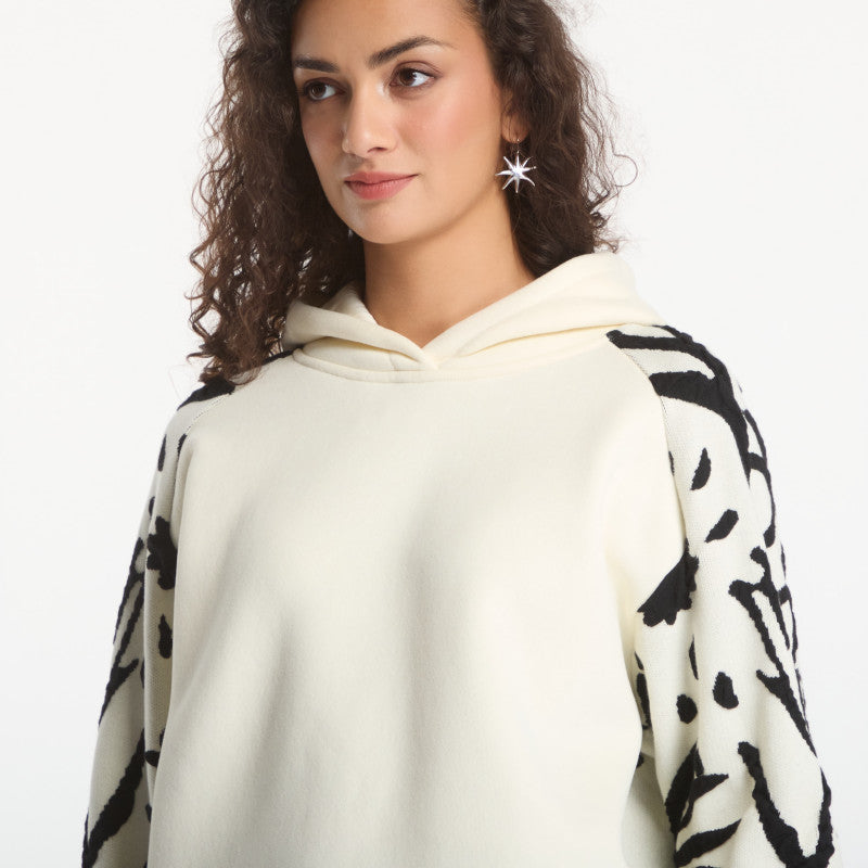 Desigual La Vida Es Chula Sweat White