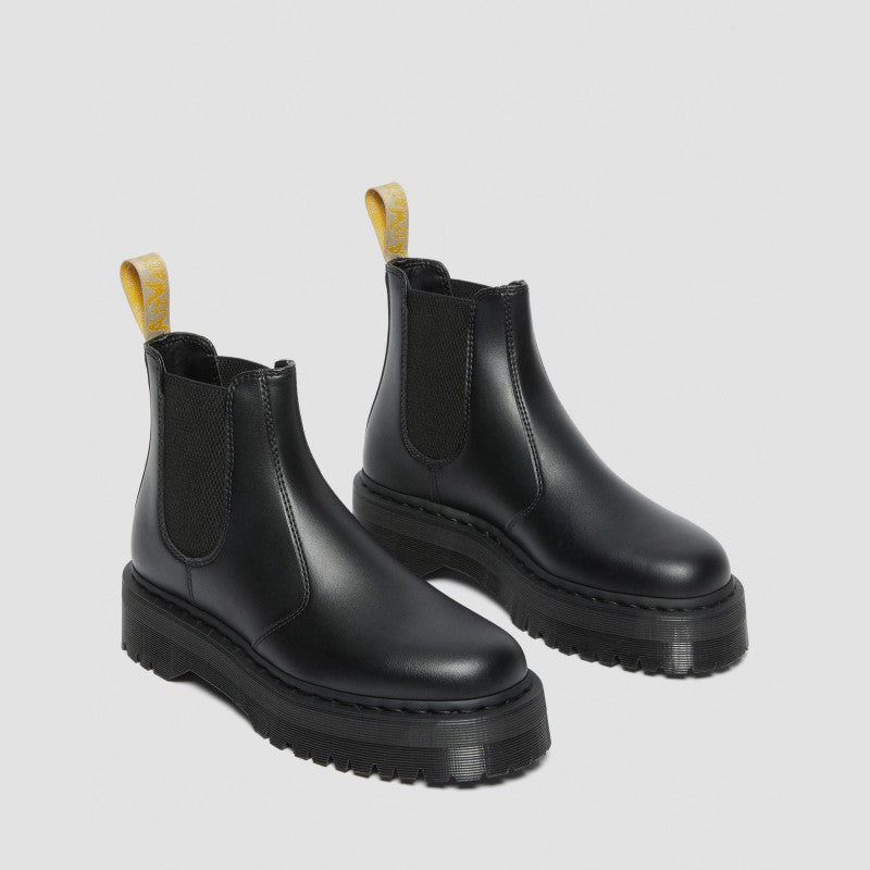 Dr. Martens 2976 VEGAN PLATFORM Black Felix Rub Off
