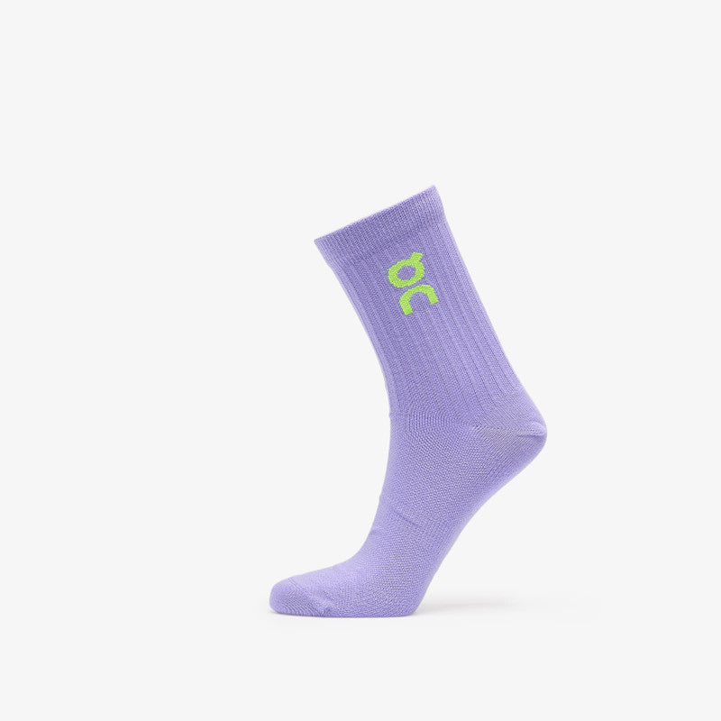 On Logo Sock High 3-Pack Orchid/ Comet