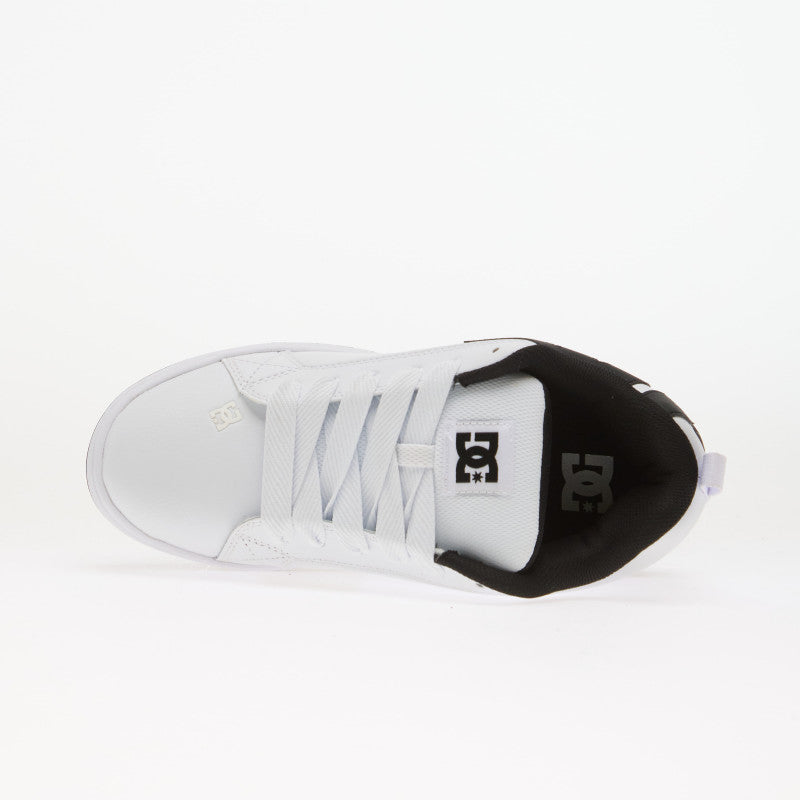 DC Court Graffik White/ Black/ Black
