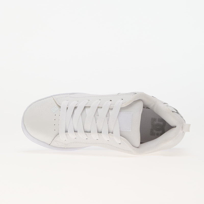 DC Court Graffik White/ Silver