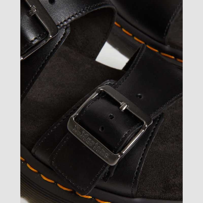 Dr. Martens Josef Slide Black Analine