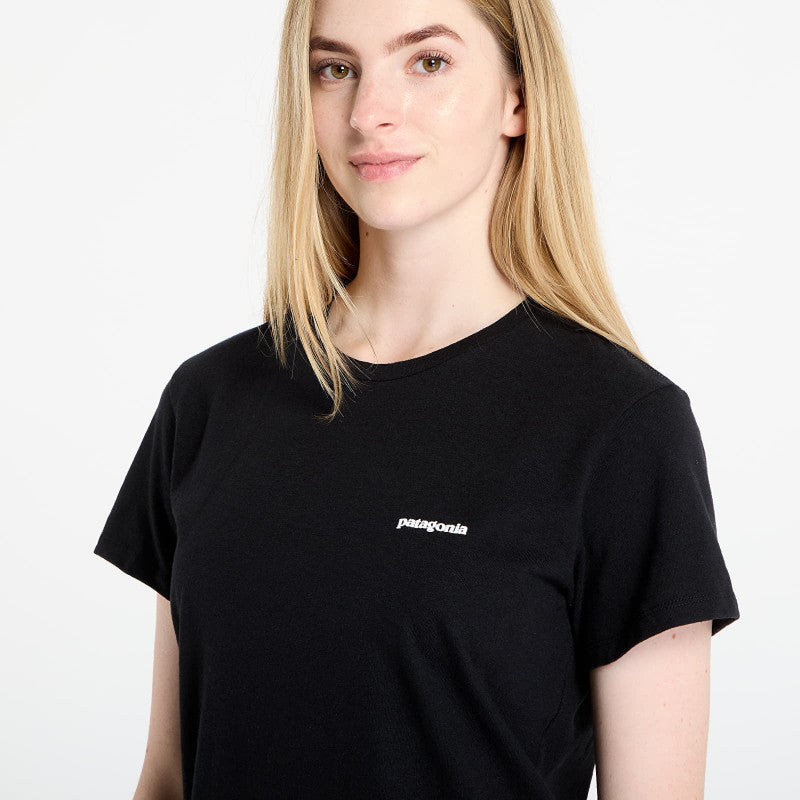 Patagonia W's P-6 Logo Responsibili-Tee Black