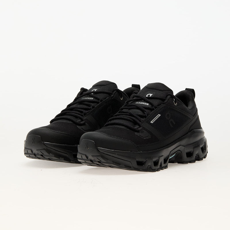 On M Cloudrock Low WP Black/ Black