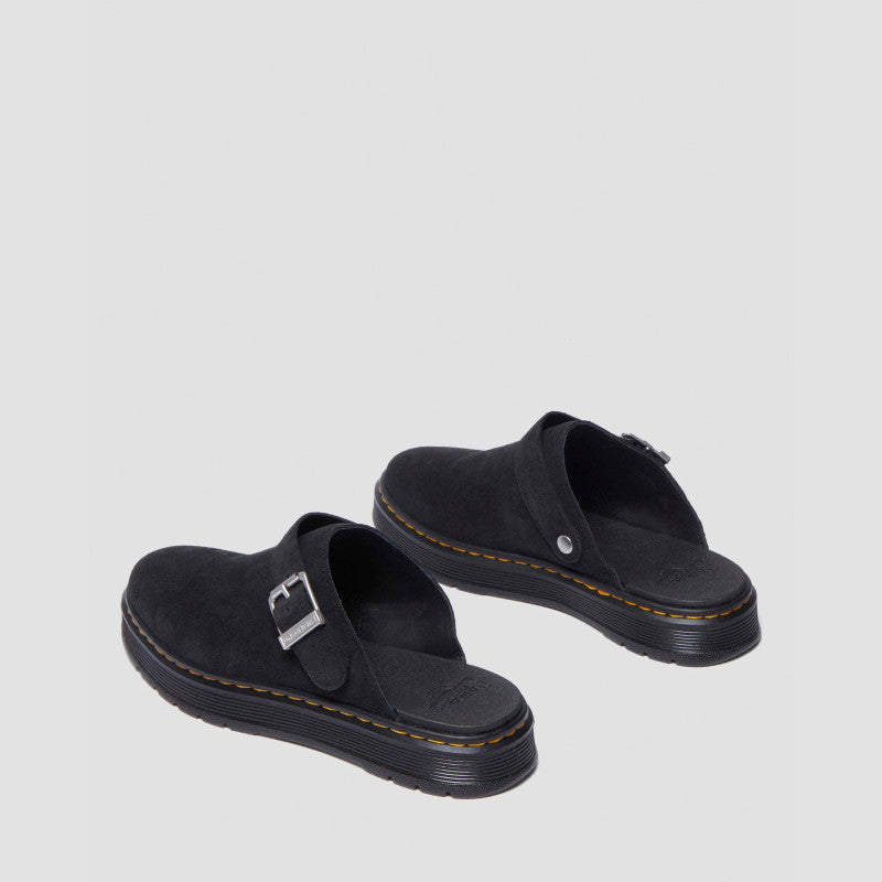 Dr. Martens BROOKLINE MULE Black Bronx Suede