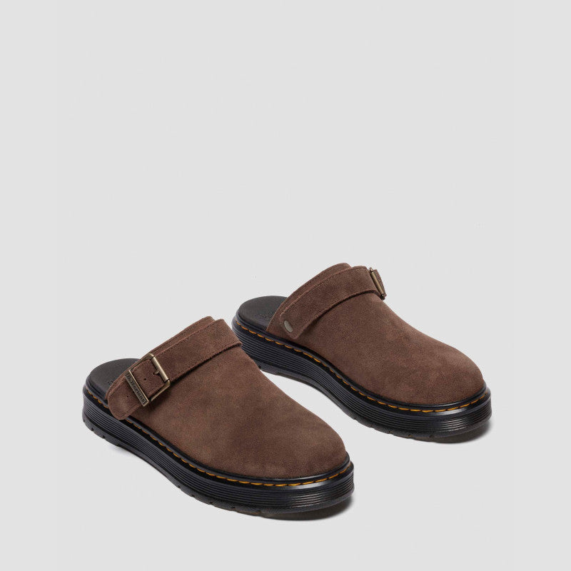 Dr. Martens Brookline Mule Dark Brown Bronx Suede