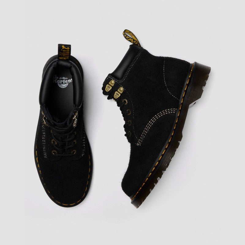 Dr. Martens 939 Black Long Napped Suede