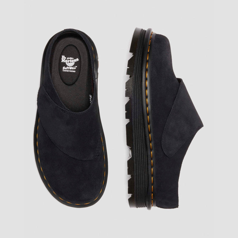 Dr. Martens ZEBZAG ANYWAIR Black Bronx Suede